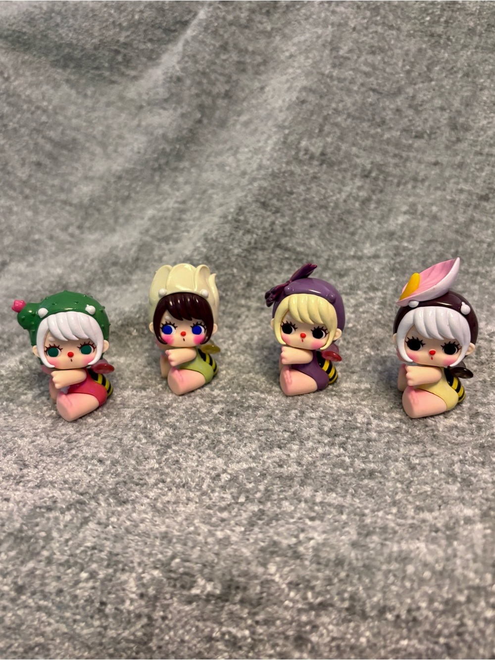 LIILA Bee ACLC Hug Series bundle of 4 flower and cactus figures | mini figures